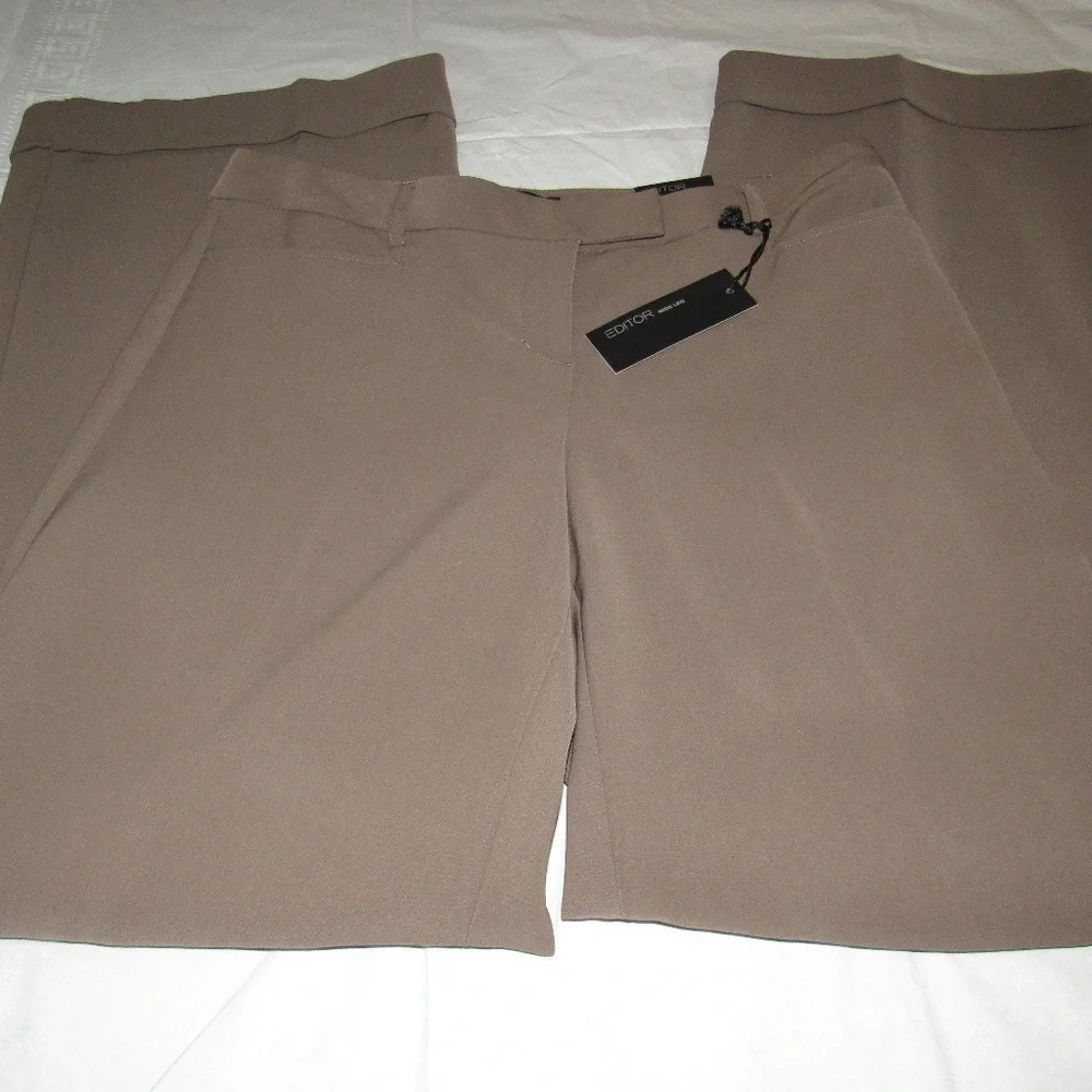 NWT EXPRESS Editor Wide Leg Career Pants Size 6R - Picture 4 of 6